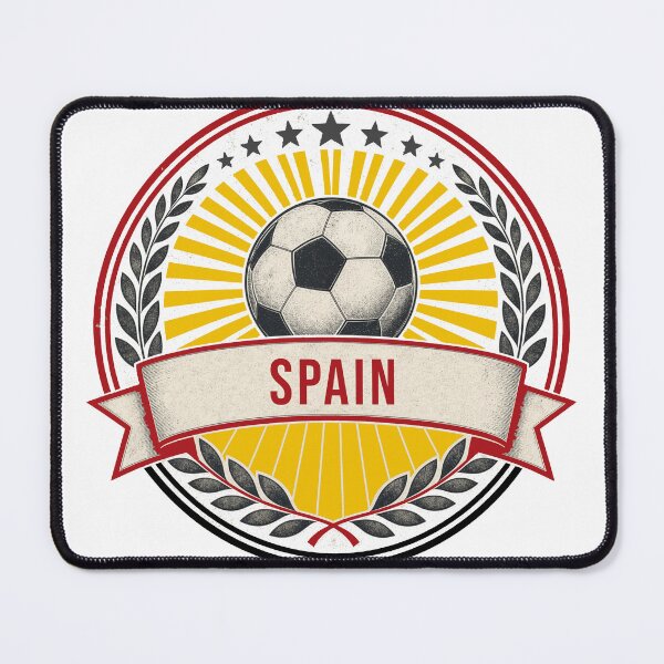 Item preview, Spain Vintage Soccer Crest — Retro Spanish Football Badge Fan Emblem designed and sold by icemanphotos.
