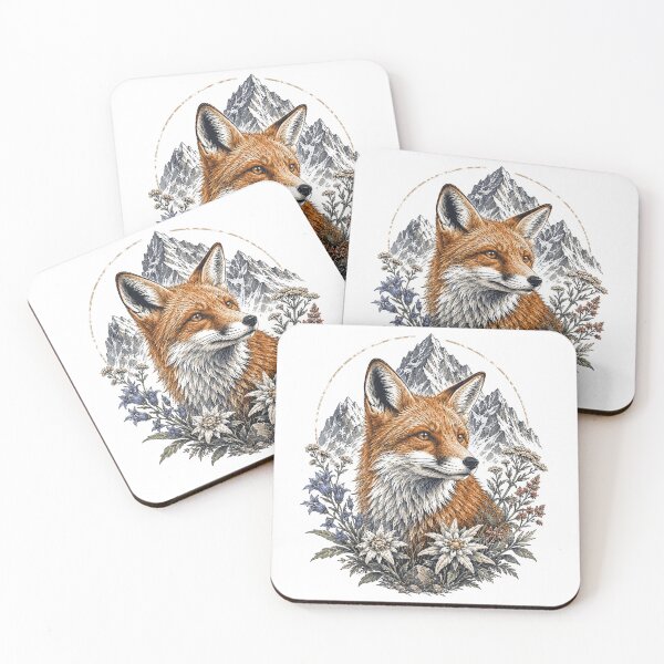 Item preview, Spirit Of The Alpine Wild - Mountain Fox designed and sold by the-dovlat.