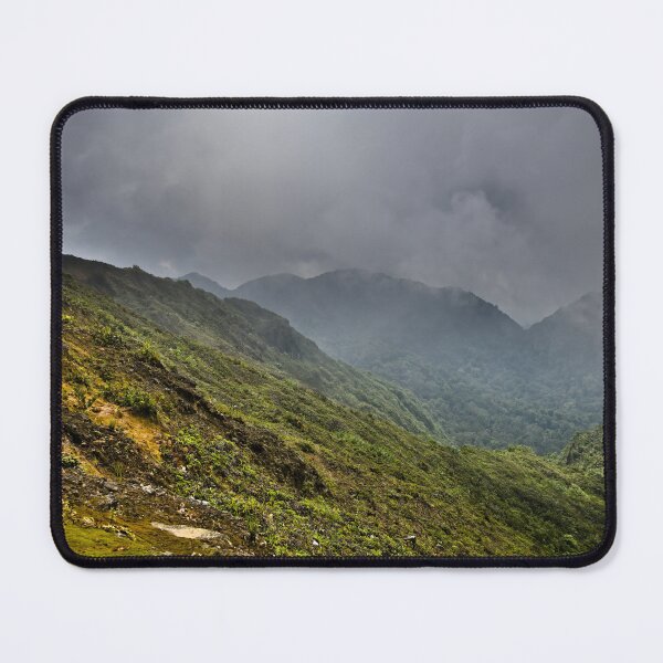 Item preview, Tropical mountains and threatening clouds designed and sold by franck380.