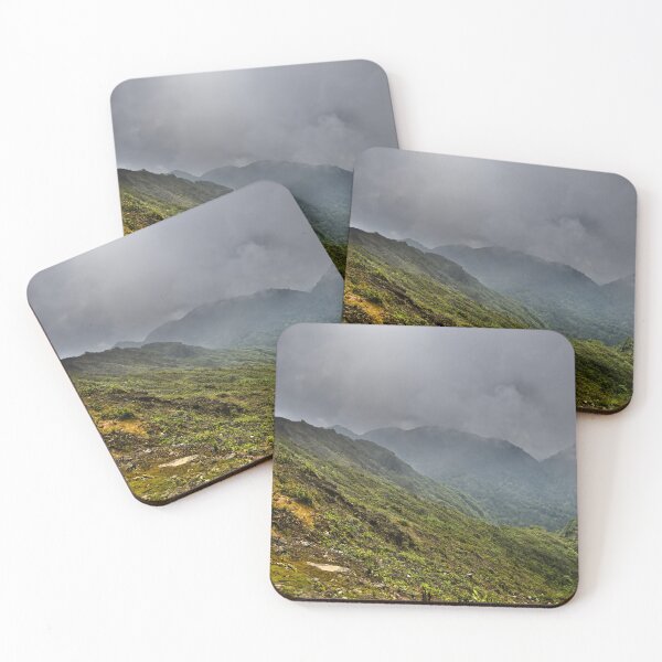 Item preview, Tropical mountains and threatening clouds designed and sold by franck380.