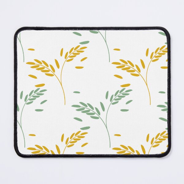 Item preview, Botanical leaf seamless pattern with soft green and mustard yellow foliage designed and sold by Longsilp.