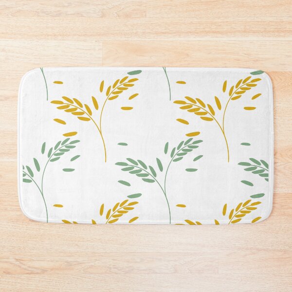 Item preview, Botanical leaf seamless pattern with soft green and mustard yellow foliage designed and sold by Longsilp.