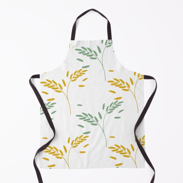 Item preview, Botanical leaf seamless pattern with soft green and mustard yellow foliage designed and sold by Longsilp.