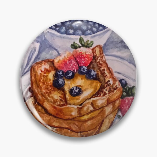 Item preview, Berry Sweet Morning – French Toast Watercolor Art designed and sold by happiartworks .