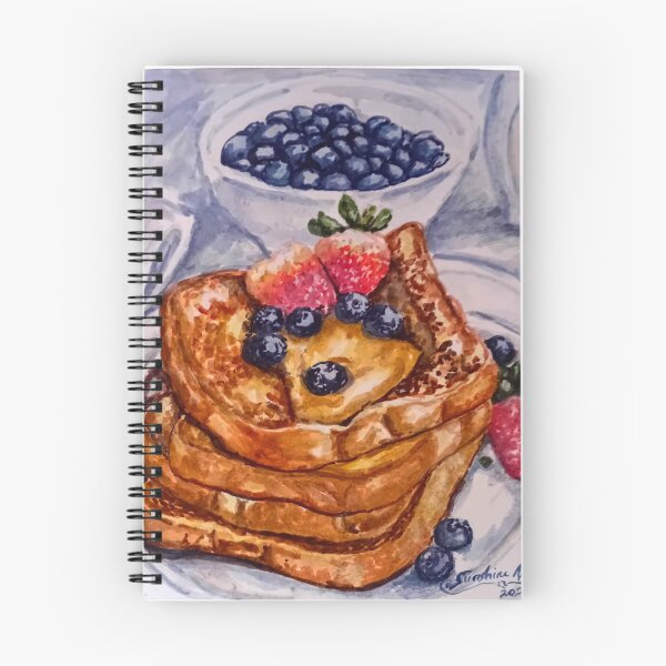 Item preview, Berry Sweet Morning – French Toast Watercolor Art designed and sold by happiartworks .