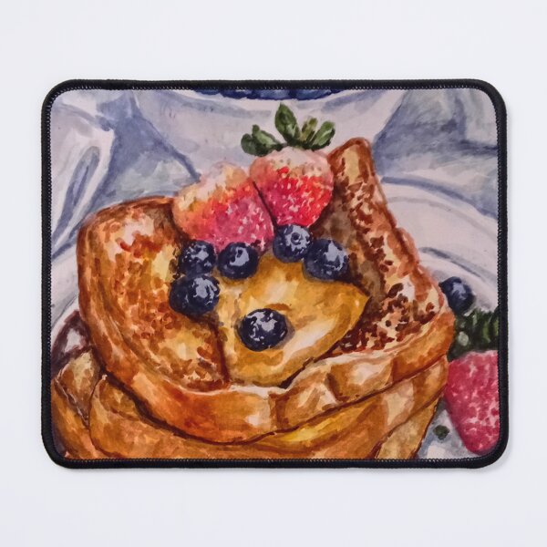 Item preview, Berry Sweet Morning – French Toast Watercolor Art designed and sold by happiartworks .