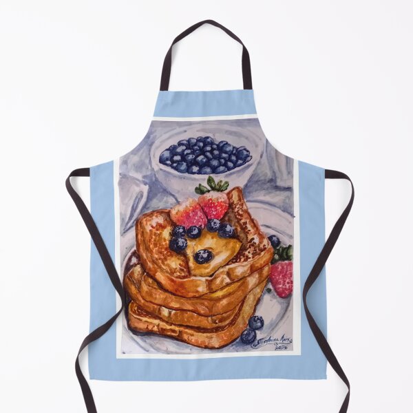 Item preview, Berry Sweet Morning – French Toast Watercolor Art designed and sold by happiartworks .