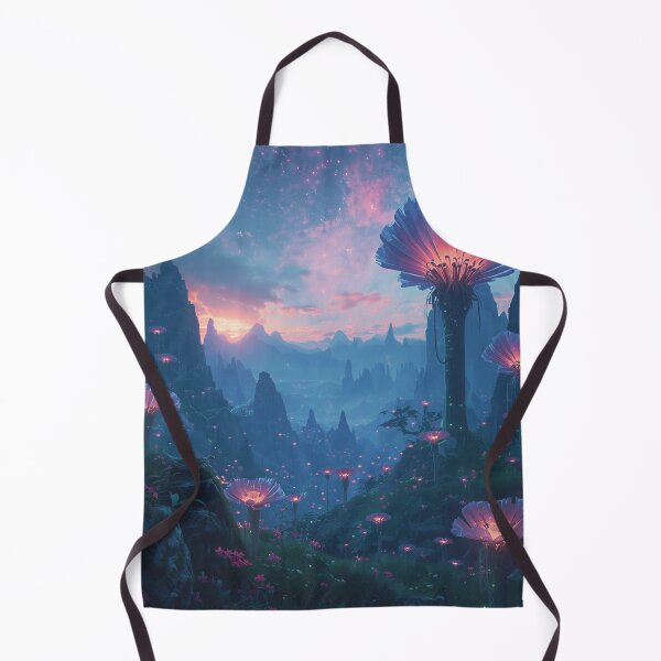 Item preview, Celestial Bloom Kingdom Fantasy Alien Landscape designed and sold by Luminous Wilds.
