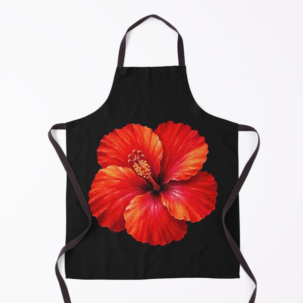 Item preview, Scarlet Hibiscus Acrylic Painting | Vibrant Tropical Flower Art designed and sold by ColorSplash123.