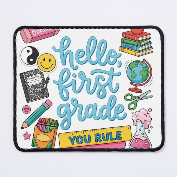 Item preview, Playful Hello First Grade Back to School Clipart designed and sold by Trendymindvibes.