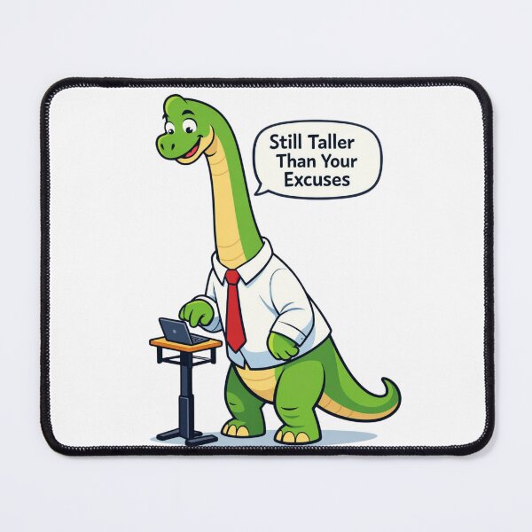 Item preview, Funny Dinosaur Office Gift — Brachiosaurus Still Taller Than Your Excuses Coworker designed and sold by Print Loft.