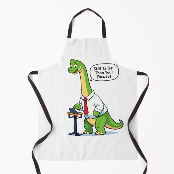 Item preview, Funny Dinosaur Office Gift — Brachiosaurus Still Taller Than Your Excuses Coworker designed and sold by Print Loft.