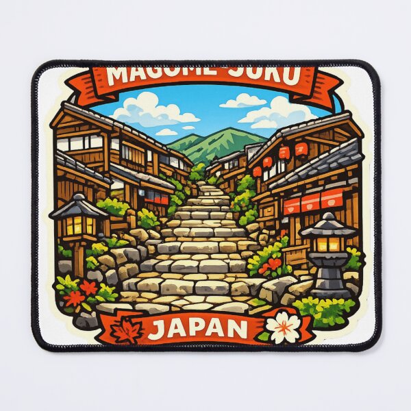 Item preview, Magome Japan Heritage Sticker designed and sold by Imaginarium of Chaos falcon88 .