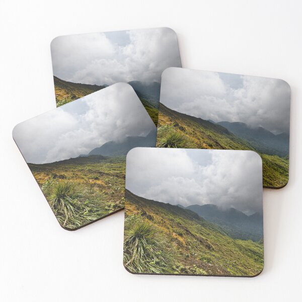 Item preview, Tropical mountains and threatening clouds designed and sold by franck380.