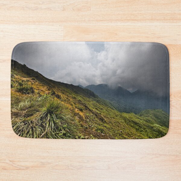 Item preview, Tropical mountains and threatening clouds designed and sold by franck380.