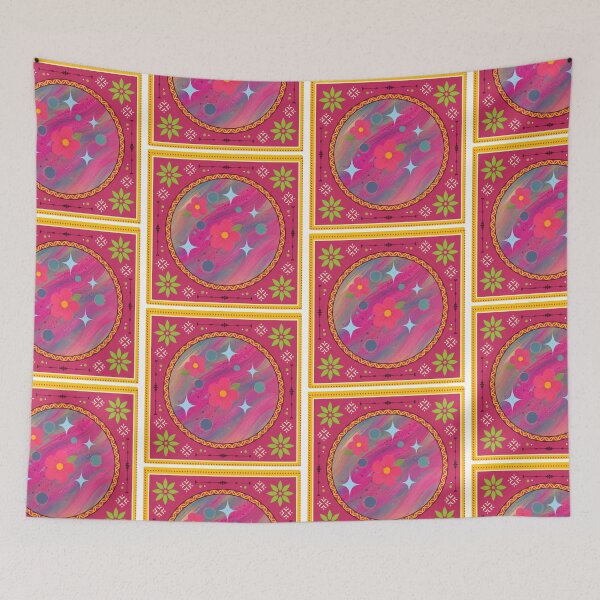 Item preview,  Cosmic Bloom Mandala designed and sold by MaryvonLogg.