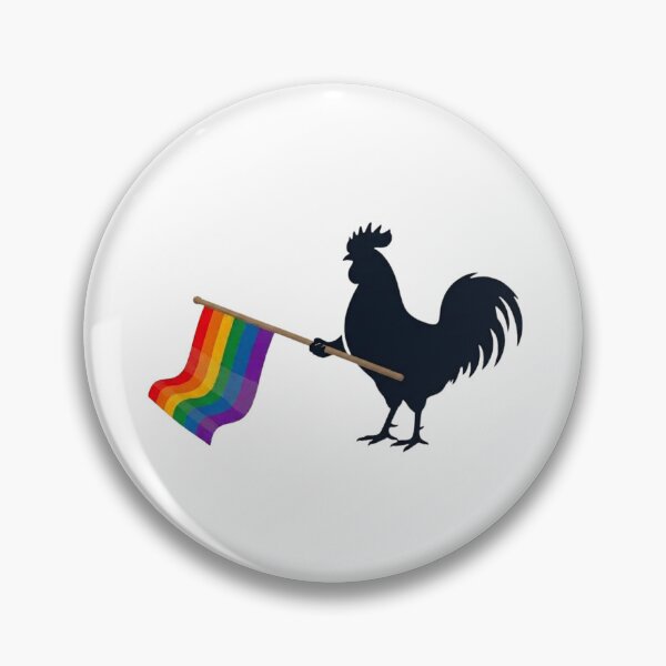 Item preview, Pride Rooster Carrying Rainbow Flag – Love, Equality and Acceptance Colorful Rooster Design designed and sold by Trendesigne.