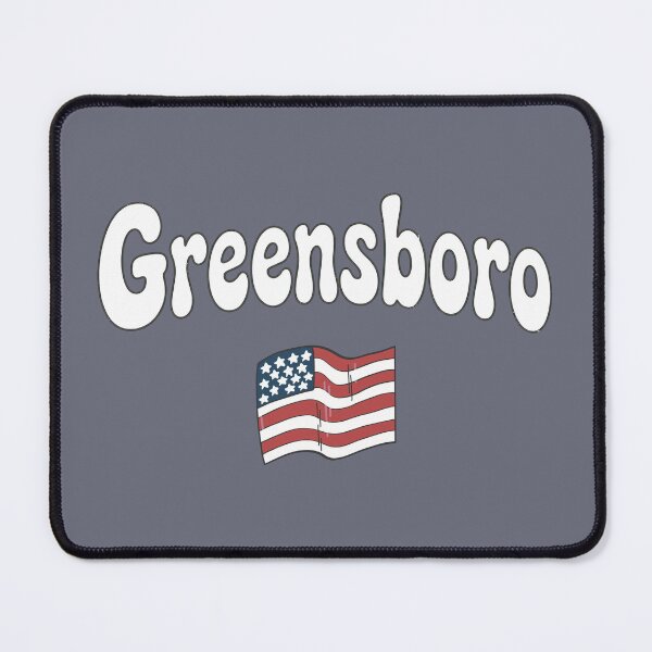 Item preview, Greensboro North Carolina Cute Skyline Pastel City designed and sold by HowToCanadian.