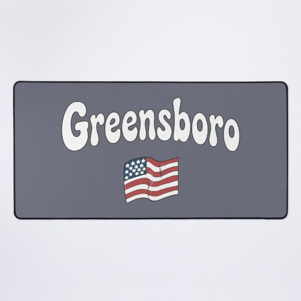 Item preview, Greensboro North Carolina Cute Skyline Pastel City designed and sold by HowToCanadian.