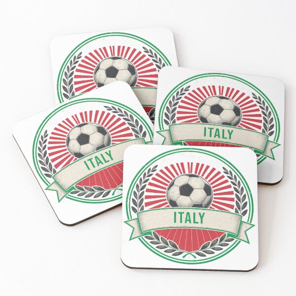 Item preview, Italy Vintage Soccer Crest — Retro Italian Football Badge Fan Emblem designed and sold by icemanphotos.