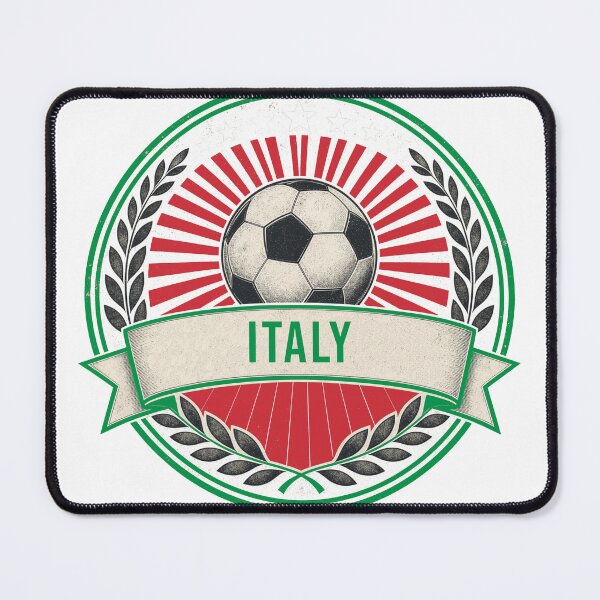Item preview, Italy Vintage Soccer Crest — Retro Italian Football Badge Fan Emblem designed and sold by icemanphotos.
