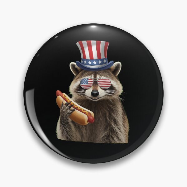 Item preview, Feral But Free Patriotic Racoon 4th Of July Yout Classic designed and sold by StranHabesre51.