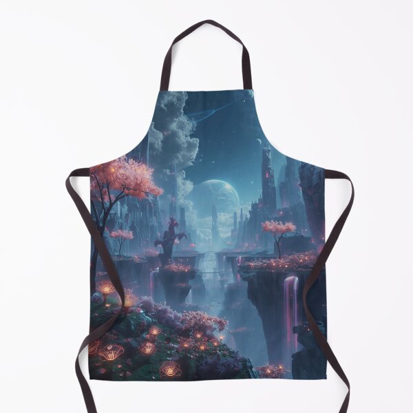 Item preview, Infinity Nebula Garden Bioluminescent Alien Landscape designed and sold by Luminous Wilds.