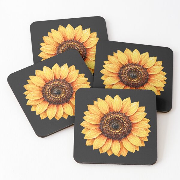 Item preview, Golden Sunflower Acrylic Painting | Vibrant Botanical Flower Art designed and sold by ColorSplash123.