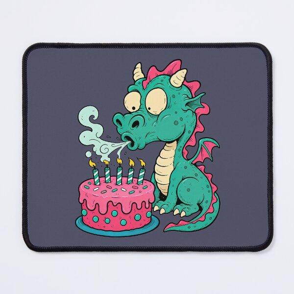 Item preview, Blow Out Your Candles Dragon designed and sold by BrambleBox.