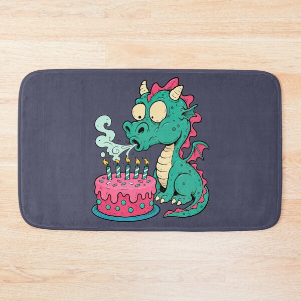 Item preview, Blow Out Your Candles Dragon designed and sold by BrambleBox.