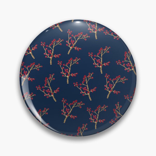 Item preview, Elegant Red Berry Botanical Pattern | color 9 designed and sold by Asmaa Abdul-Azim.