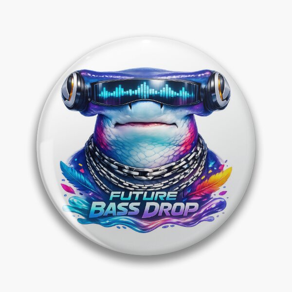 Item preview, Future Bass Drop Hammerhead Shark DJ Visor designed and sold by  ZenRave Designs.