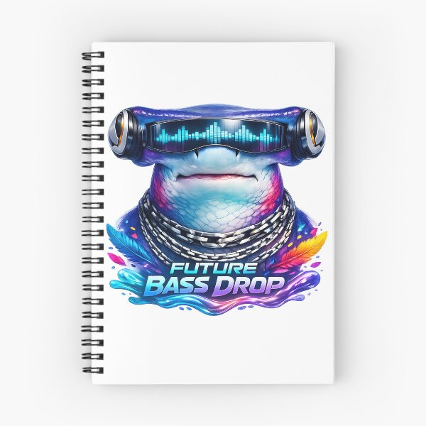 Item preview, Future Bass Drop Hammerhead Shark DJ Visor designed and sold by  ZenRave Designs.