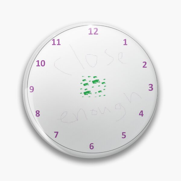 Item preview, silly clock design with frog for babies / baby / 1 year old / 2 year old designed and sold by JoocyKouture.