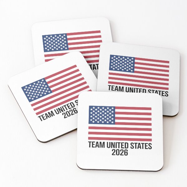Item preview, Team United States USA 2026 Fan Flag T-Shirt V3 designed and sold by DBWStudios.