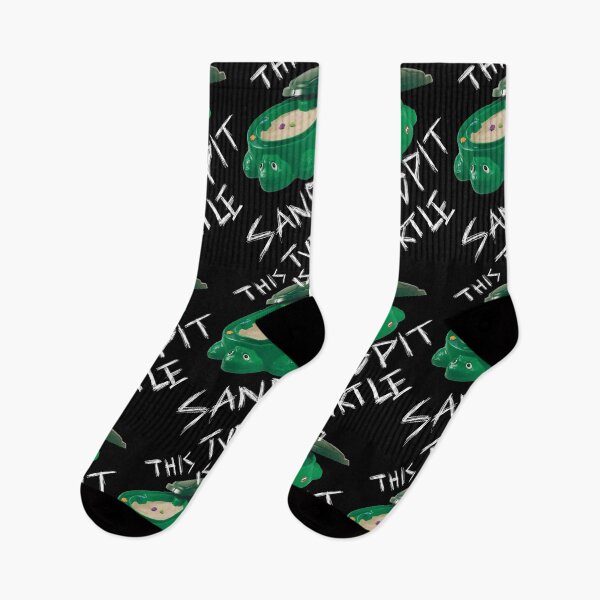 Item preview, This Is Sandpit Turtle - Bmth Meme - White On Black #6179 designed and sold by trusty-ben-art.