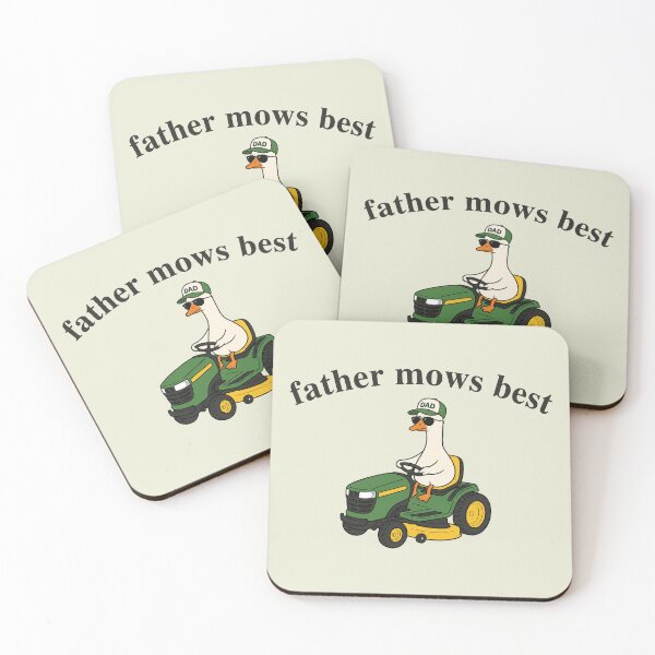 Item preview, Funny Father Mows Best, Funny Goose Father's Day designed and sold by Saitokuu7Art.