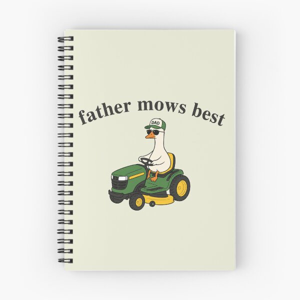 Item preview, Funny Father Mows Best, Funny Goose Father's Day designed and sold by Saitokuu7Art.