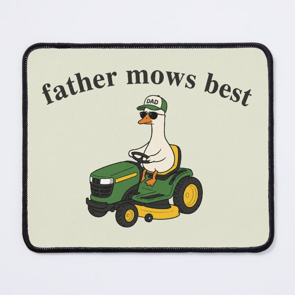 Item preview, Funny Father Mows Best, Funny Goose Father's Day designed and sold by Saitokuu7Art.