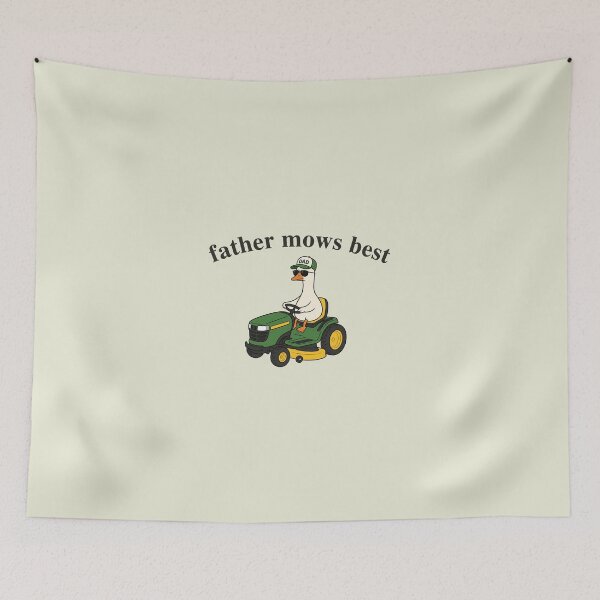 Item preview, Funny Father Mows Best, Funny Goose Father's Day designed and sold by Saitokuu7Art.