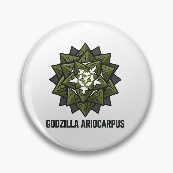 Item preview, GODZILLA ARIOCARPUS FISSURATUS Flat Vector Cactus Streetwear designed and sold by GreenDivisionJP.