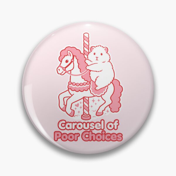 Item preview, Carousel of Poor Choices | Cute hamster on Carousel designed and sold by vitag.