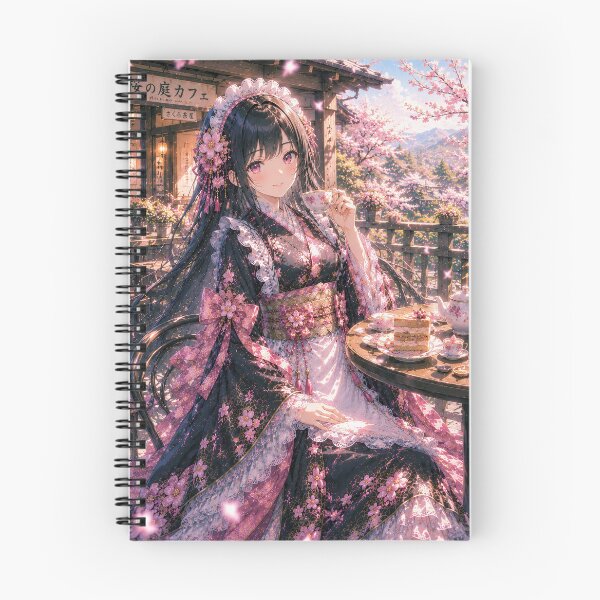 Item preview, Sakura Café Terrace designed and sold by Hidden Japan Coloring Book.