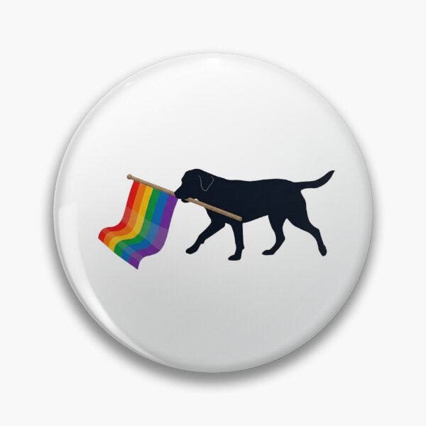 Item preview, Pride Dog Carrying Rainbow Flag – Love, Equality and Acceptance Colorful Dog Design designed and sold by Trendesigne.