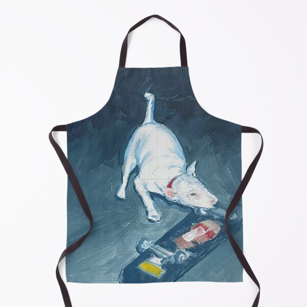 Item preview, white dog designed and sold by 聂丑Nie.