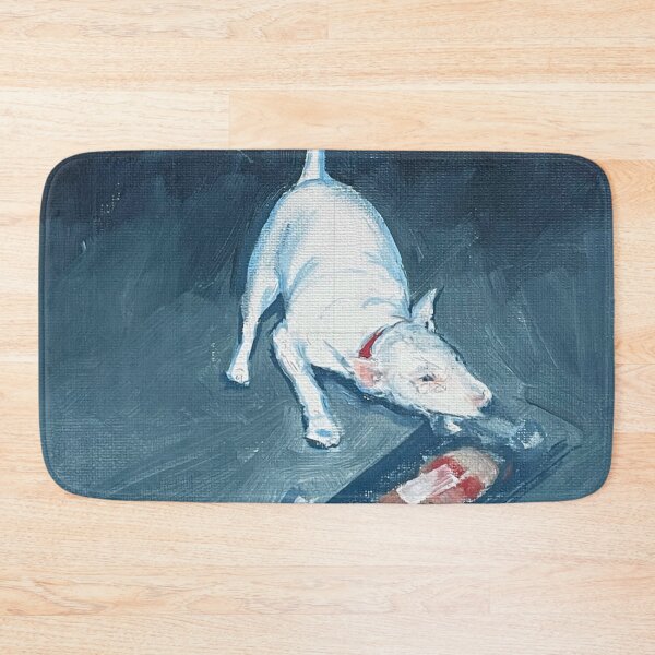 Item preview, white dog designed and sold by 聂丑Nie.