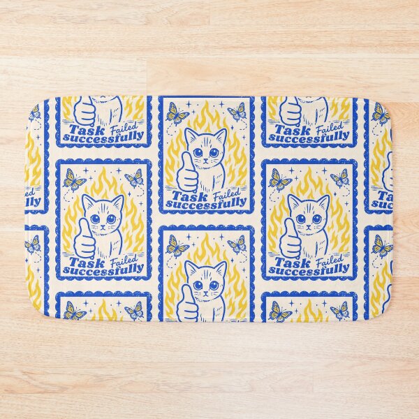 Item preview, Task Failed Successfully Cat  designed and sold by vitag.