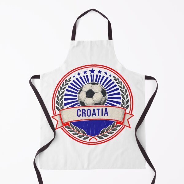 Item preview, Croatia Vintage Soccer Crest — Retro Croatian Football Badge Fan Emblem designed and sold by icemanphotos.