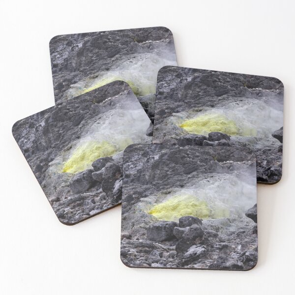 Item preview, Volcanic rocks and sulfur crystals designed and sold by franck380.
