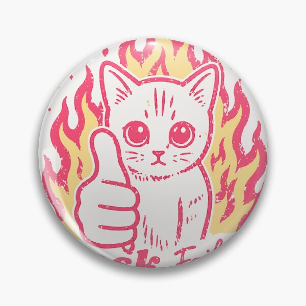 Item preview, Task Failed Successfully Cat- pink designed and sold by vitag.